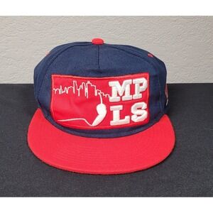 Malaki King Choice Minneapolis Minnesota Men's Baseball Cap Hat Blue Red One Sz